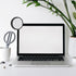 2.95In Lurrose Office Rear View Mirror Magnifying Computer Monitor Desk Mirror Portable Cubicle Safety Visual Field