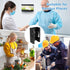 2 Pcs Magnetic Glove Box Holder - Wall Mounted Magnetic Glove Dispenser,Black Towels Wipes Paper Tissue Glove Box