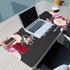 Large Gaming Mouse Pad, Extended Ergonomic Desk Pad, 31.5'' X 11.8', Stitched Edges, Peony Flower Psalm 46:5, Cup