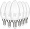 MAXvolador E12 LED Candelabra Light Bulbs 60W Equivalent, 4000K Neutral White 600