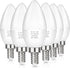 MAXvolador E12 LED Candelabra Light Bulbs 60W Equivalent, 4000K Neutral White 600