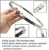 2Pcs 12" Diameter Adjustable 304 Stainless Steel Duct Clamps, Hose Clamp Pipe Clamp for Air Ducting