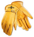 Galeton 25101PR-XL Rough Rider Premium Leather Driver Gloves, Strap & Buckle, X-Large, Gold