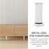 2pcs 12-18cm Adjustable Metal Furniture Legs Cabinet Levelers Extendable Sofa Couch Support Feet for Bed Tv Stand White