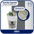 Appli Parts Dual Run Capacitor for AC 60+10 Mfd uF (370VAC), Universal Fit for HVAC Applications