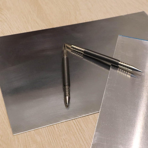 1/16 Dual Head Nail Setter and 3/16 Center Punch, 3500 PSI Striking Force Counter Punch Spring Nail Set