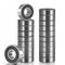 YAMASO 20 Pcs 608 2RS Ball Bearings, Bearing Steel and Double Rubber Sealed Miniature Deep Groove Ball Bearings, 8mm x