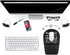 Ergonomic Mouse Pad with Wrist Support, Upgrade Mousepad with Massage Design, Non-Slip PU Base for Pain Relief,