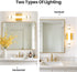15.4 Inch 10W Dimmable 5CCT Dimmer) Gold Bathroom Vanity Light - LED Modern Bathroom Light Fixtures Over Mirror
