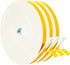 Yotache Weather Stripping Door Seal Strip - White 3/8" x 1/8", 50Ft Total, Foam Insulation Tape Gasket