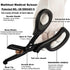 MEUUT 2 Pack Medical Scissors, Trauma Shears for Nurses, Non-Stick Blades, Surgical Grade EMT Scissors