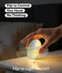 1800K Dimmable Baby Night Light No Blue Light, Nursery Night Egg Light for Breastfeeding,Amber BPA-Free Silicone Lamp