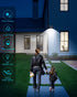 4 Pack 3 Modes/100LED IP65 Solar Motion Lights Outdoor, Solar Security Wall Lights Outdoor Wireless Waterproof