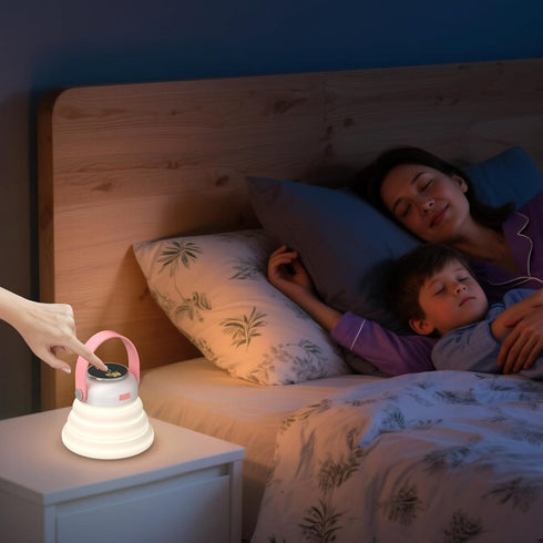 wapentake 12 dimming, Baby Night Light, Featuring Color Options and stepless Made of Soft Silicone, Foldable