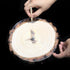 200mm/7.8 Inch Round Circle Center Finder Compass Tool, Clear Acrylic with Stainless Steel Centering Needle for Wood