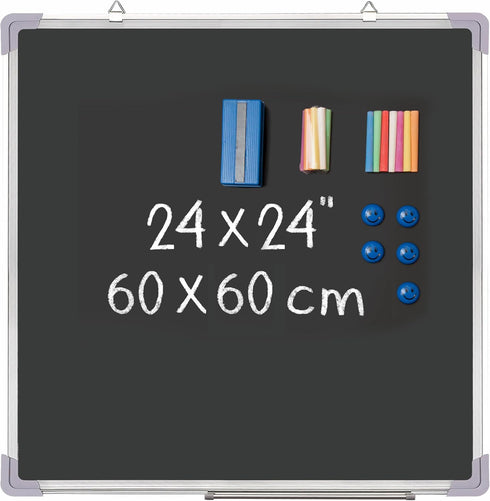 Navy Penguin Chalkboard Set - 24 x 24 in Black Board with 1 Magnetic