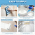 35oz,Water 50-55sq.ft (35OZ, Oz, 35) Tub and Tile Refinishing Kit Based&Low Odor Bathtub Paint White,Bathroom Tile