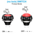 Waterproof Momentary Push Button Switch - 12MM Normal Open Mini Micro Switch ON-Off, 35PCS in 7 Colors