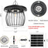 2 5 Patio(16.4FT Solar Shed Lights with Motion Sensors, Classic Metal Solar Chandelier Outdoor with Lighting Modes
