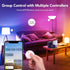 OREiN Matter Smart RGBTW Bulb, Smart Light Bulbs Work with Apple Home, Alexa, Google Home, A19 Color Changing, 4 Pack