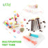 Utile 20pcs Glass Test Tubes, 25ml Medium Borosilicate Glass with Aluminum Screw Caps, 4004.0622.20