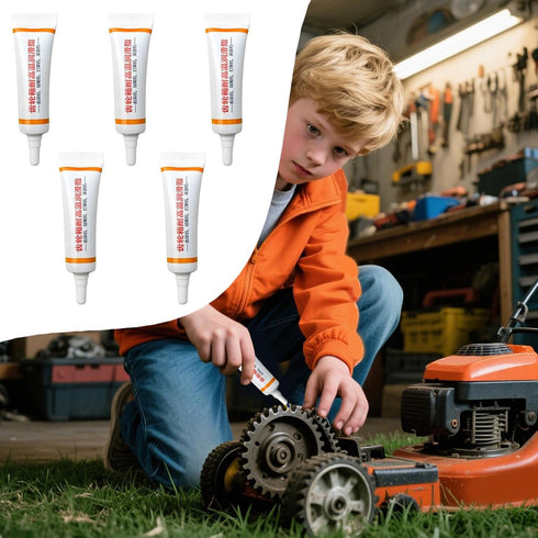 Generic Trimmer Nozzle, Hedge Lubricant - Multi-Function Gear Grease | Long-Lasting Maintenance Oil with Threaded
