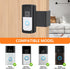 Anti-Theft Video Doorbell Mount, No Drilling Door Bracket for Video Doorbell 2/2020 Release (Black)