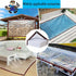 generic 7x14 Grommets, FT Clear Tarp - Heavy Duty Waterproof Plastic Tarps with Outdoor Garden Rainproof Covering