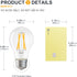12V Low Voltage LED Light Bulbs - Soft Warm 2700K 4W E26 Edison Base 40W Equivalent - 12 Volt DC/AC A19 Bulb for RV Ceiling - 2 Pack by TOKCON