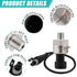 200 PSI Pressure Transducer Sender Sensor with 1/8" -27 NPT 316 Stainless Steel Thread for Oil Fuel Air Water
