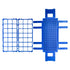 3 Packs Blue Plastic Test Tube Rack, 21 Holes Holder for 30mm Tubes, Detachable