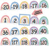 Number Line for Classroom Wall, Macaron Rainbow Bulletin Board for Students, Home School Decor