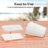 8 Pcs Clear Furniture Leveling Shims, Square Plastic Shims for Home Improvement (Transparent-Thin)