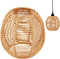 BENECREAT Small Boho Shades Replacement, Brown Paper Cord Lampshade Woven Pendant Light