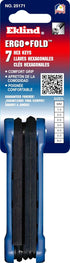 EKLIND 25171 7pc Metric Hex Key Allen Wrench Set, Sizes 1.5-6