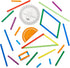 hand2mind Set 2 4th AngLegs Starter with Protractors, Geometry Manipulatives, Geometric Shapes for Classroom