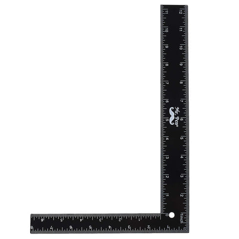 Mr. Pen Carpenter Square, 8 x 12 inch Framing Square, Right Angle Ruler, Steel Square for Framing Tools