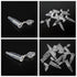 30 Pcs Clear Plastic Centrifuge Tubes, Bottom Tip Test Tube Vials 0.2mL 0.5ML 1.5ML