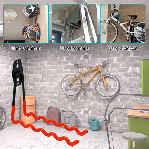 Steel Heavy Duty Eagles Garage Wall Hooks, Anti-Slip Coating, Wall Mount Garage Hanger Organizer, Tool Hangers for