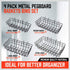 HORUSDY Peg Board Bins and Baskets, 4 Pack Square Style Pegboard Baskets and Bins for Organizing Workbenches,