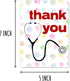 EdgarGifts 5 7 inches Funny Thank You Card - Veterinary Card - Thanks Vet Card - Veterinarian Appreciation Card - Thank