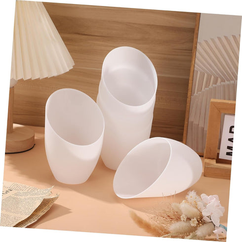5.35X3.54X1.96 Inch Set 5 GANAZONO Horseshoe Lampshade Plastic Lamp Shade of for Table Lamps Easy Install Light Cover