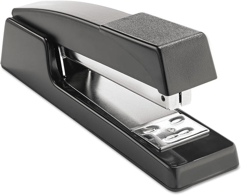 Universal 43128 Full-Strip Stapler, Black, 15-Sheet Capacity, 3.5-Inch Throat
