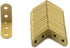 MY MIRONEY 1.54" x 1.54" Shelf Bracket Iron Heavy Duty L-Shaped Corner