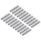 MECCANIXITY 300Pcs Non Insulated Butt Connectors 22-18AWG for Electrical Wire Crimp Ferrule Terminals
