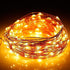 132 400 8 Dimmable Feet LEDs Copper Wire String Lights with Switch, Christmas Lights Indoor Decoration for Party