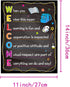 Welcome Classroom Poster, Back to School Classroom Decorations, Motivational Sign 11 X 14 for Decor