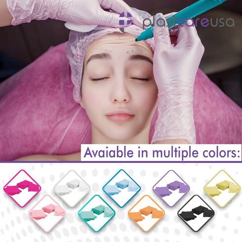 13"x18" 3 Pink Disposable Dental Bibs - Ply Waterproof Tattoo Bib Sheet for Patients - Dentist or Medical Tray Cover