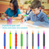 jiexiato Set Sensory Pencil Grips for Kids and Adults, Silicone Pencil Sleeve Educational Tools for Autism & ADHD