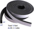 High Density Foam Tape Waterproof Sealing Strip CR Strips Neoprene Single-sided Adhesive EVA Seal 3/4in X 3/8in X 13Ft by MXCELL